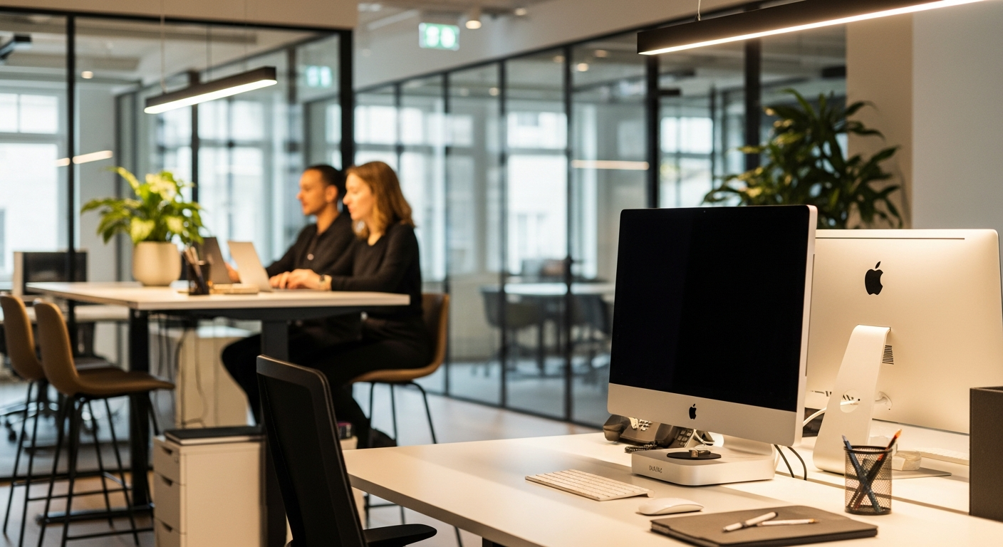 Modern office environment